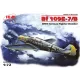 Збірна модель літака Збірна модель 1:72 німецький винищувач-бомбардувальник Messerschmitt Bf 109E-7:B ICM 72135 1:72
