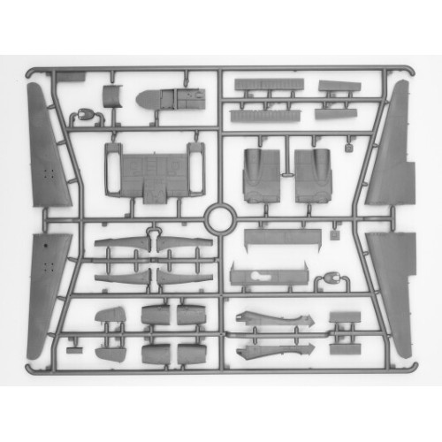 Збірна модель літака Збірна модель 1:72 Німецький штурмовик Fw 189C:V-6 ICM 72290 1:72