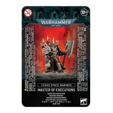 Набір мініатюр WARHAMMER 40000: CHAOS SPACE MARINES - MASTER OF EXECUTIONS