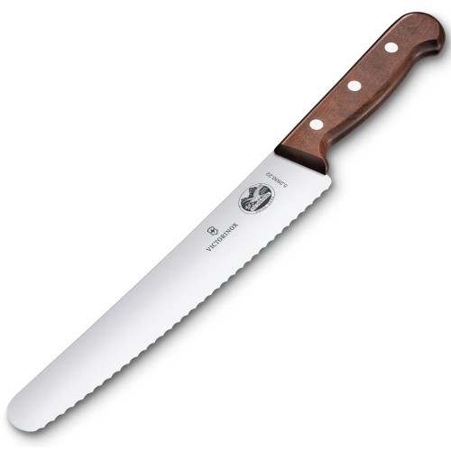 Ніж для хліба та випічки Victorinox WOOD 22см хвил дерев’ян 5.2930.22G