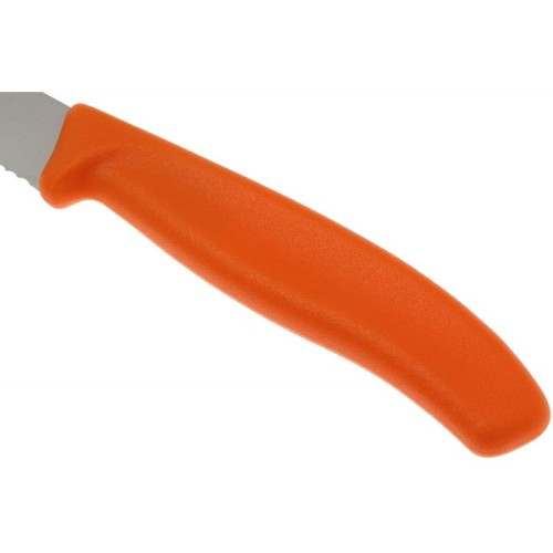 Ніж для стейка та піци Victorinox SWISS CLASSIC 12см хвил помаранч 6.7936.12L9