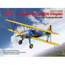  1:32 Американський учбово-тренувальний літак Stearman PT-17:N2S-3 Kaydet ICM 32050