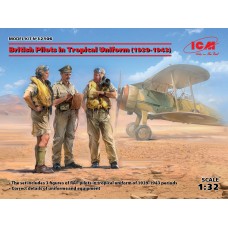 1:32 Фігури Британські пілоти у тропічній формі (1939-1943) ICM 32106