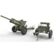 76-мм пушка УСВ-БР, образца 1941г. с артиллерийским передком и расчетом 1:35