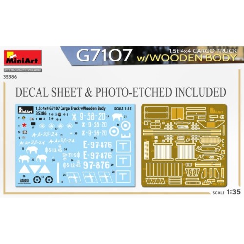 Грузовик армии США G7107 4X4 1,5 т (деревянный борт)