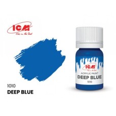 Акриловая краска Deep Blue : Тёмно-синий ICM1010