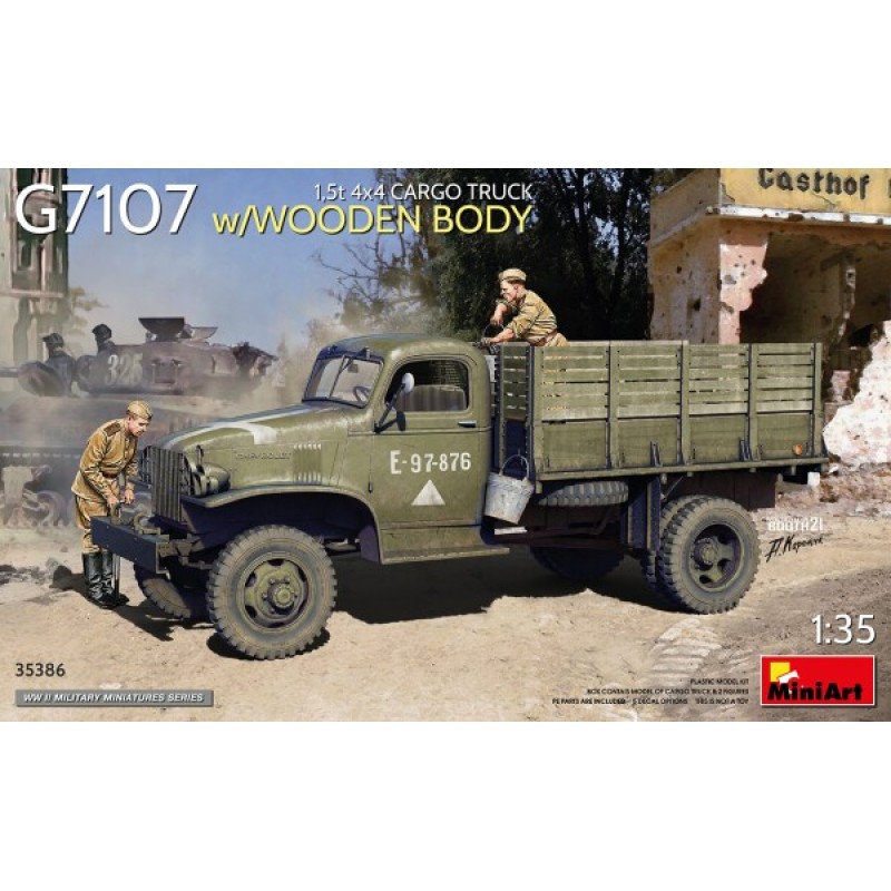 Грузовик армии США G7107 4X4 1,5 т (деревянный борт)