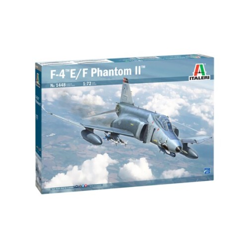 Збірна модель літака Збірна модель 1:72 Літак F-4E:F Phantom II Italeri 1448 1:72