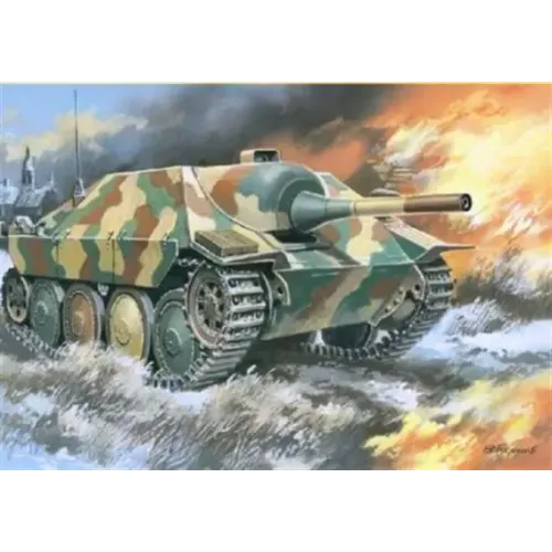 Башенный огнемётный танк Flammpanzer 38(t) Hetzer (UM355) Масштаб: 1:72