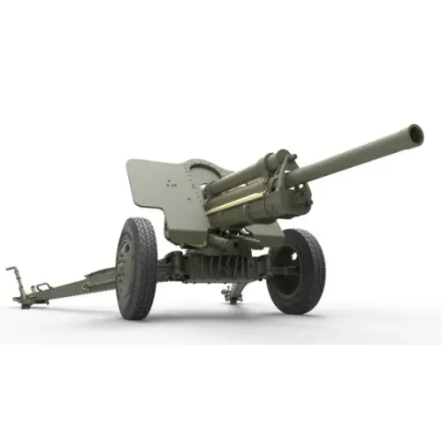 76-мм пушка УСВ-БР, образца 1941г. с артиллерийским передком и расчетом 1:35