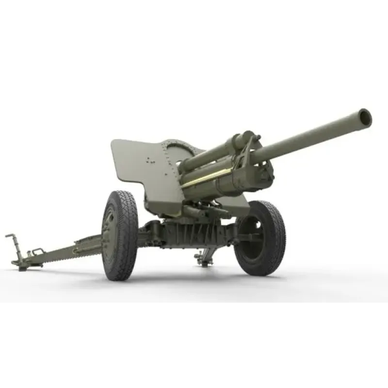 76-мм пушка УСВ-БР, образца 1941г. с артиллерийским передком и расчетом 1:35