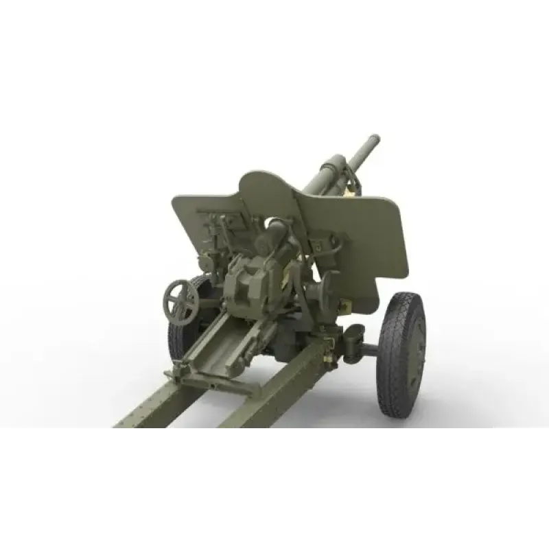 76-мм пушка УСВ-БР, образца 1941г. с артиллерийским передком и расчетом 1:35