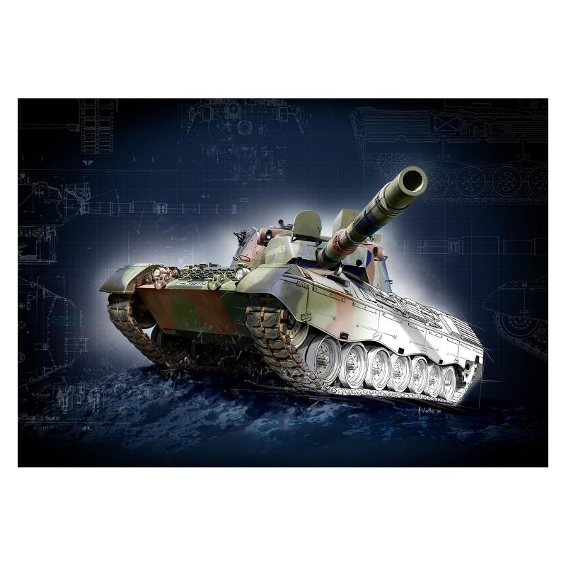 Збірна модель-копія Revell набір Танк Leopard 1 A1A1-A1A4 рівень 5 масштаб 1:35