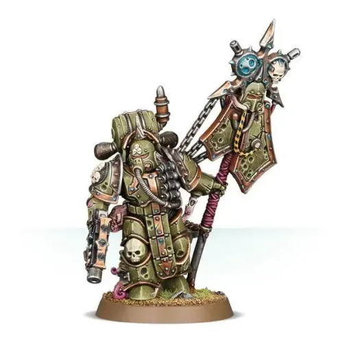 Мініатюра WARHAMMER 40000: DEATH GUARD - PLAGUE MARINE ICON BEARER