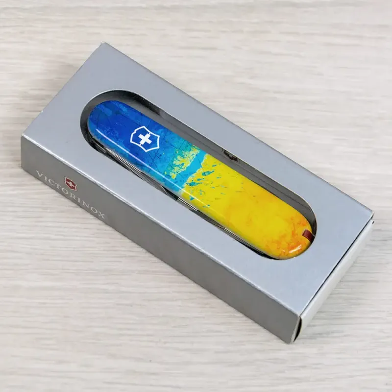 Швейцарский складной нож 91мм Victorinox HUNTSMAN UKRAINE 1.3713.7.T3100pw