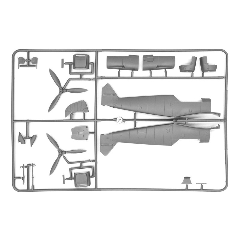 Сборная модель самолета 1:48 немецкий истребитель Мессершмитт Bf 109F-4Z:Trop ICM 48105 1:48