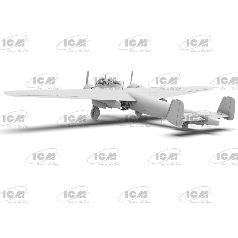Збірна модель літака Do 217K-2 з керованими бомбами Fritz-X (48275) 1:48