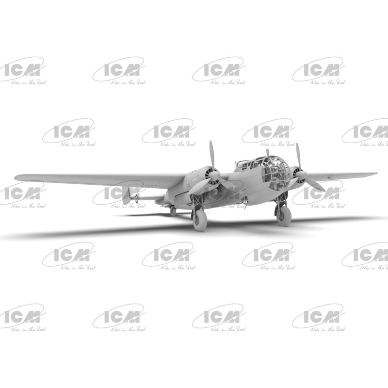Збірна модель літака Do 217K-2 з керованими бомбами Fritz-X (48275) 1:48