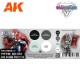 WARGAME COLOR SET НЕМЕТАЛЛИЧЕСКИЙ МЕТАЛЛ СЕРЕБРО