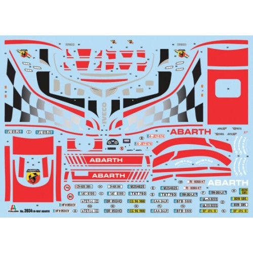 Збірна модель 1:24 вантажний автомобіль : тягач Iveco Hi-way E5 Abarth Italeri 3934