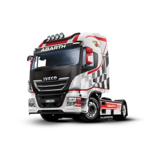 Збірна модель 1:24 вантажний автомобіль : тягач Iveco Hi-way E5 Abarth Italeri 3934