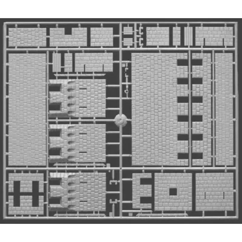 Сборная модель 1:72 Средневековый замок МиниАрт 72005