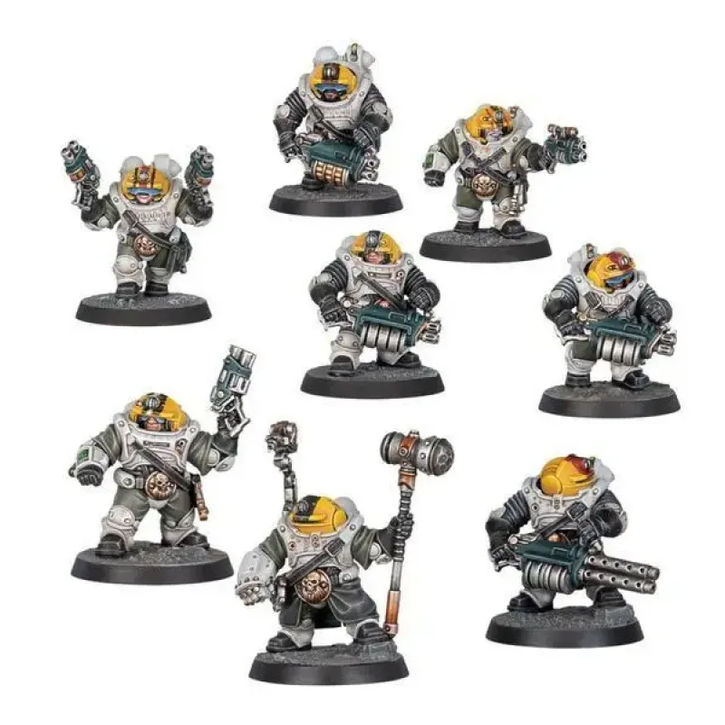 Набор миниатюр WARHAMMER 40000: NECROMUNDA - IRONHEAD SQUAT PROSPECTORS GANG