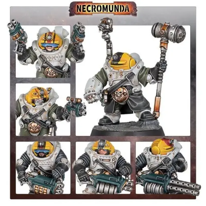 Набор миниатюр WARHAMMER 40000: NECROMUNDA - IRONHEAD SQUAT PROSPECTORS GANG