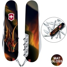 Складаний ніж Victorinox HUNTSMAN ZODIAC Фантастичний дракон 1.3713.3.Z3210p