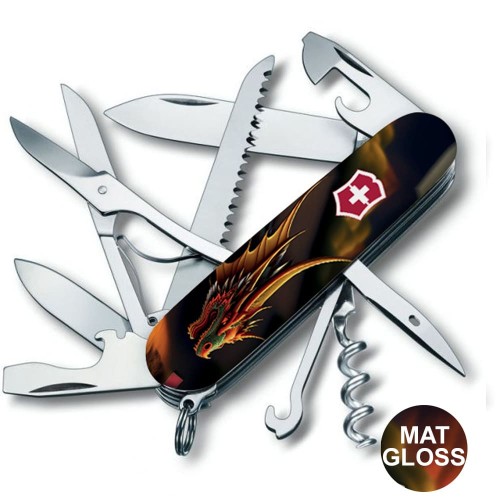 Складаний ніж Victorinox HUNTSMAN ZODIAC Фантастичний дракон 1.3713.3.Z3210p