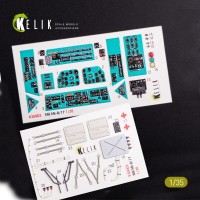 MI-8MT:MI-17 3D декаль інтер'єр для комплекту Trumpeter 1:35 KELIK K35003