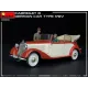 Сборная модель 1:35 Немецкий автомобиль Кабриолет “Б” тип 170Б Миниарт 38018