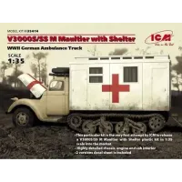 ICM35414  V3000S/SS M Maultier with shelter, German ambulance truck