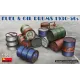 Сборная модель 1:35 Бочки для топлива и масла 1930-50-х годов МиниАрт 35613