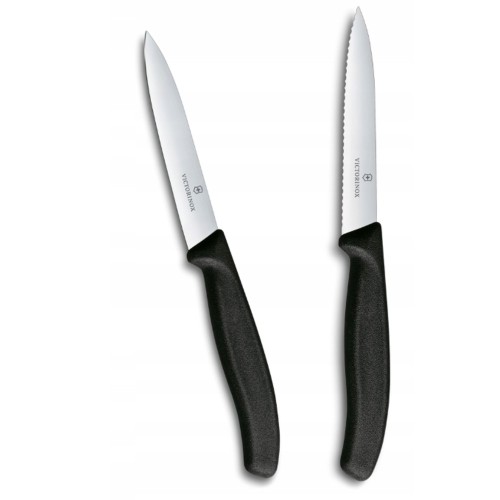 Набір ножів для чищення овочів Victorinox Swiss Classic 2 ножа чорн 6.7793.2
