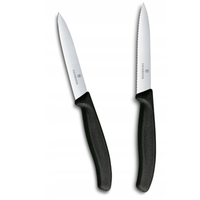 Набір ножів для чищення овочів Victorinox Swiss Classic 2 ножа чорн 6.7793.2