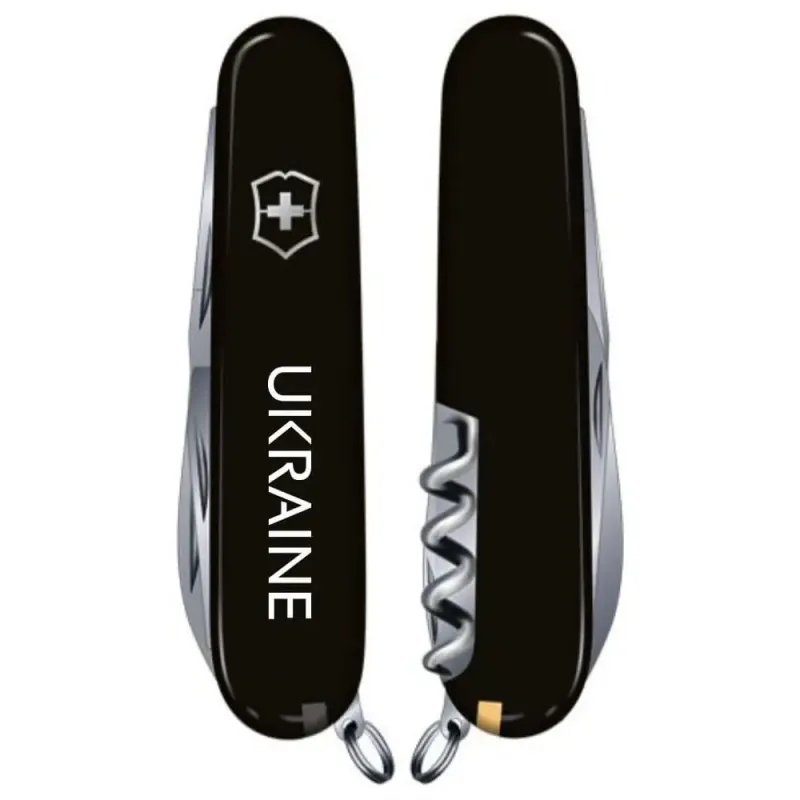 Складаний ніж Victorinox SPARTAN UKRAINE Ukraine біл. 1.3603.3_T0140u