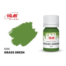 Акриловая краска Grass Green : Травяной зелёный ICM1066