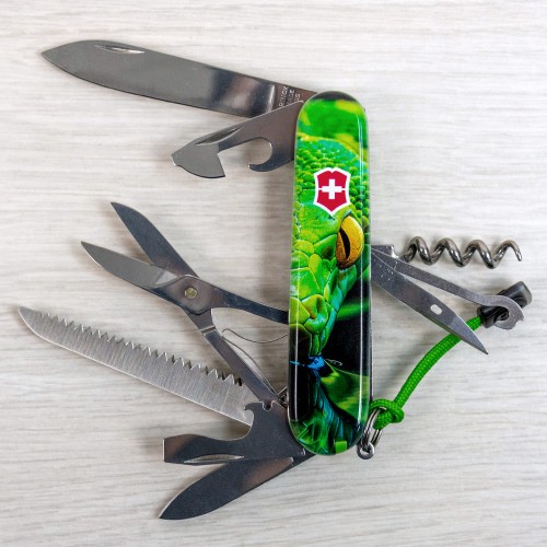 Швейцарский складной нож 91мм Victorinox HUNTSMAN ZODIAC 1.3713.3.Z4310pk