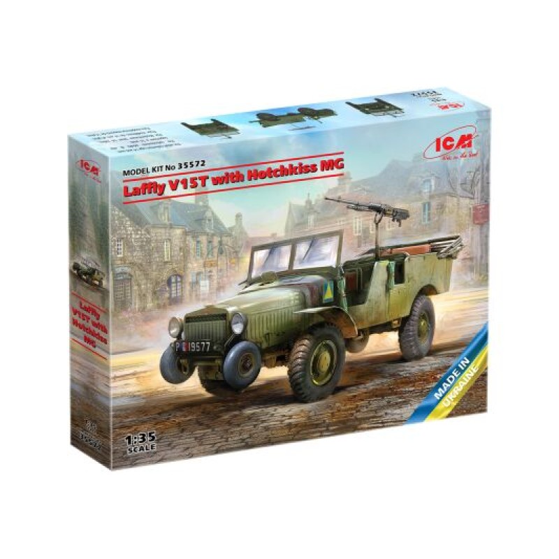 Laffly V15T, Французький артилерійський тягач із кулеметом Гочкіса