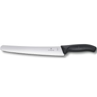 Ніж кондитерський Victorinox Swiss Classic 26см хвил чорн 6.8633.26B