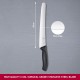 Ніж кондитерський Victorinox Swiss Classic 26см хвил чорн 6.8633.26B