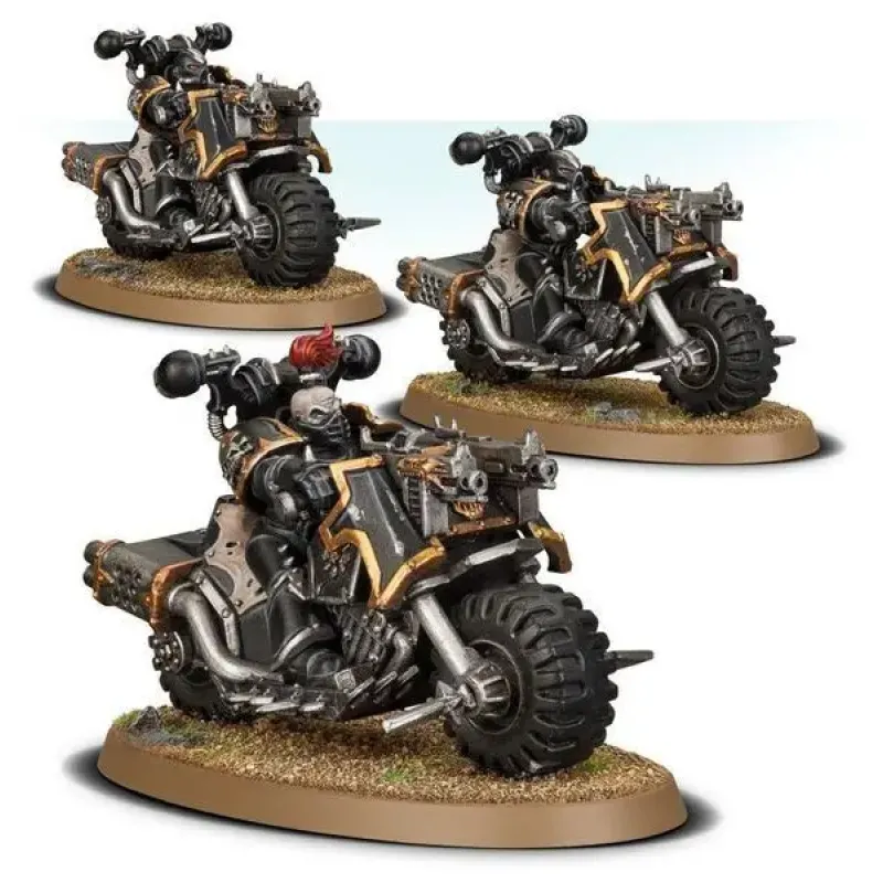 Набор миниатюр WARHAMMER 40000: CHAOS SPACE MARINES - CHAOS BIKERS