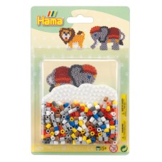 Термомозаїка HAMA Набір "Лев та слон" Midi 5+