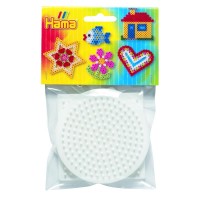 Термомозаїка HAMA Набір малих полів Круг, квадрат та шестикутник Midi 5+