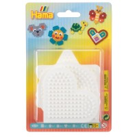 Термомозаїка HAMA Набір малих полів Круг, квадрат, шестикутник, серце та зірка Midi 5+
