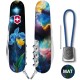 Складаний ніж Victorinox CAMPER DESIGN Блакитно-жовтий ірис 1.3613.3.R2060pk