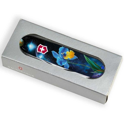 Складаний ніж Victorinox CAMPER DESIGN Блакитно-жовтий ірис 1.3613.3.R2060pk