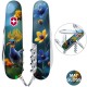 Швейцарский складной нож 91мм Victorinox SPARTAN DESIGN Райская синяя птичка 1.3603.3.R2090pk