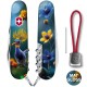 Швейцарский складной нож 91мм Victorinox SPARTAN DESIGN Райская синяя птичка 1.3603.3.R2090pk